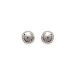 Boucles d'oreilles boules en argent 925/000.