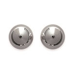 Boucles d'oreilles boules en argent 925/000.