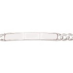 Bracelet identité en argent 925/000.  Absolument indémodables, Les gourmettes personnalisables sont idéales à offrir aux adultes comme aux adolescent.e.s  Ce modèle est généralement considéré comme plutôt féminin, Mais peut bien entendu être porté par toutes et tous !