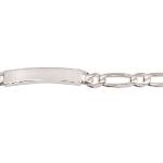 Bracelet identité en argent 925/000 Maille ultra plate alternée 1.2  Absolument indémodables, Les gourmettes personnalisables sont idéales à offrir aux adultes comme aux adolescent.e.s.  Ce modèle est généralement considéré comme plutôt masculin, Mais peut bien entendu être porté par toutes et tous !