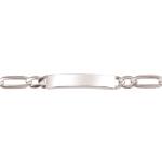 Bracelet identité en argent 925/000. Maille ultra plate alternée 1.1.  Absolument indémodables, Les gourmettes personnalisables sont idéales à offrir aux adultes comme aux adolescent.e.s.  Ce modèle est généralement considéré comme plutôt masculin, Mais peut bien entendu être porté par toutes et tous !