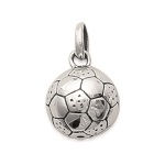 Pendentif en argent 925/000. Ballon de football.