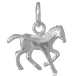 Pendentif cheval en argent 925/000.