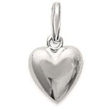 Pendentif coeur en argent 925/000.