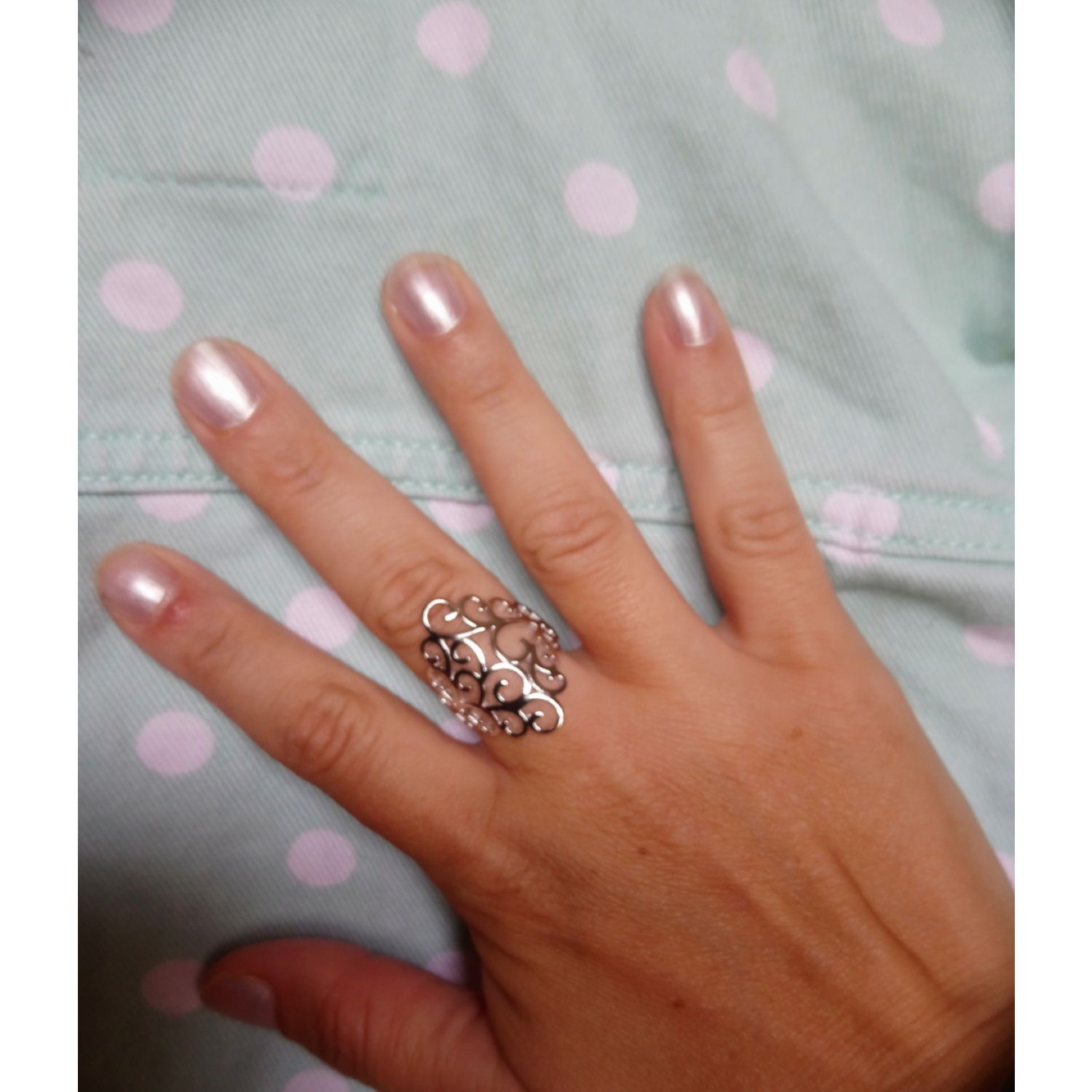 Bague arabesque argent deals