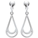 Boucles d'oreilles en argent 925/000. Fermoir tige/poussette.