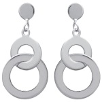 Boucles d'oreilles en argent 925/000.