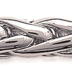 Bracelet en argent 925/000. Maille palmier montée à la main.