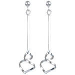 Boucles d'oreilles en argent 925/000.