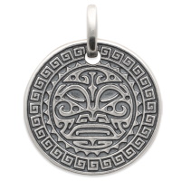 Pendentif avec motif tribal en argent 925/000.