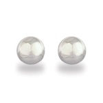 Boucles d'oreilles demi-boules en argent 925/000.