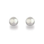 Boucles d'oreilles demi-boules en argent 925/000.