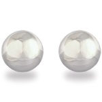 Boucles d'oreilles demi-boules en argent 925/000.