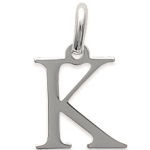 Pendentif en argent 925/000. Lettre K.