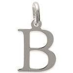 Pendentif en argent 925/000. Lettre B.