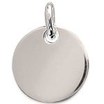 Pendentif en argent 925/000 idéal pour gravure.