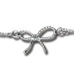 Bracelet noeud en argent 925/000.