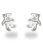 Boucles d'oreilles en argent 925/000.