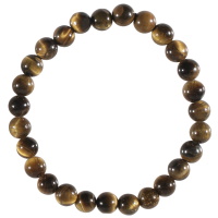Bracelet boules élastique de perles en pierre naturelle.
