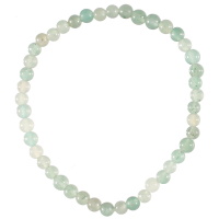 Bracelet fantaisie élastique composé de perles en véritable pierre d'aventurine.