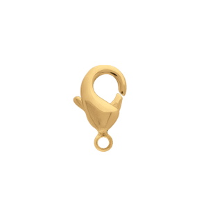 Mousqueton en plaqué or jaune 18 carats.