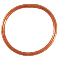 Bracelet bouddhiste jonc semi rigide en tube de plastique de couleur doré rempli de poudre.