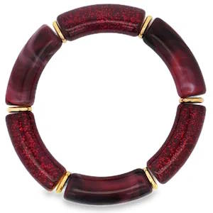 Rehaussez votre style avec ce bracelet élastique unique. Confectionné avec des matériaux non métalliques et accentué par des détails en acier doré, ce bracelet ajoutera une touche d'élégance à toutes vos tenues. Son design à billes offre un confort optimal, parfait pour une utilisation quotidienne.