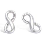 Boucles d'oreilles en argent 925/000 rhodié.