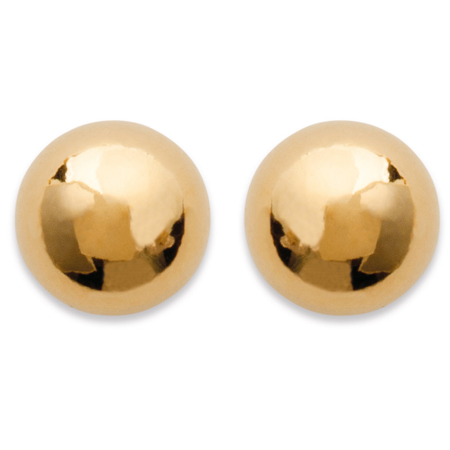 Boucles d'Oreilles Enfant boule 4mm Or Jaune 18 Carats