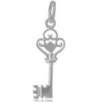 Pendentif clé en argent 925/000.