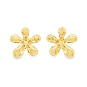 Sublimes boucles d'oreilles en acier doré, incarnant une élégance discrète et raffinée. Leur design floral délicat apporte une touche de féminité et de fraîcheur à votre style. Parfaits pour rehausser une tenue de jour ou compléter une allure sophistiquée en soirée, ces bijoux intemporels sont un incontournable de votre collection.