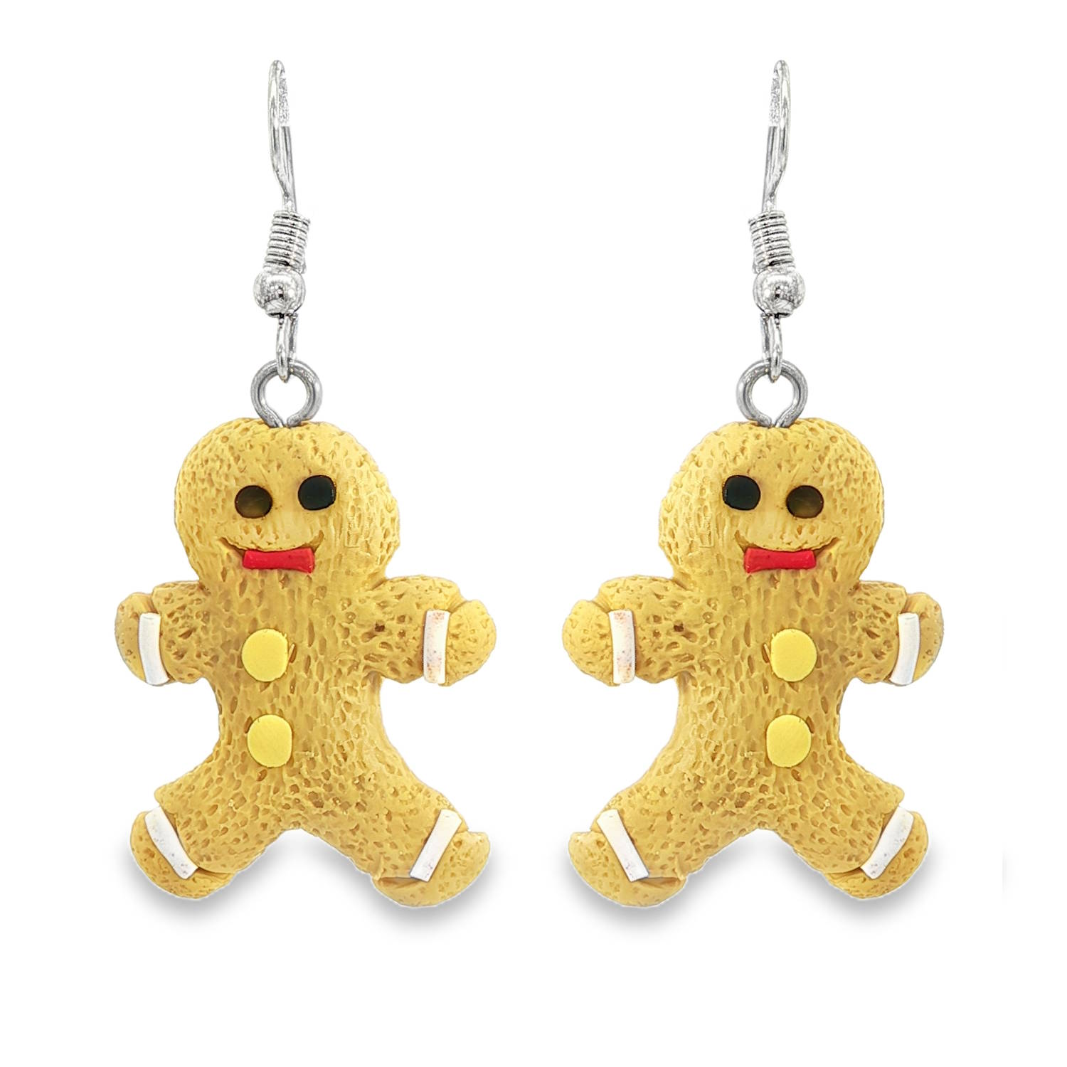 Ajoutez une touche de fantaisie à vos fêtes avec ces boucles d'oreilles pendantes uniques.<br/>Fabriquées avec un matériau non métallique et arborant une charmante couleur jaune dorée, ces boucles d'oreilles en forme de bonhomme en pain d'épices sont parfaites pour célébrer la saison avec style et originalité.<br/>Un accessoire amusant pour compléter votre look festif. Pendantes Adolescent Automne Enfant Femme Fille Hiver Personnage Symboles Ajoutez une touche de fantaisie à vos fêtes avec ces boucles d'oreilles pendantes uniques.<br/>Fabriquées avec un matériau non métallique et arborant une charmante couleur jaune dorée, ces boucles d'oreilles en forme de bonhomme en pain d'épices sont parfaites pour célébrer la saison avec style et originalité.<br/>Un accessoire amusant pour compléter votre look festif. Pendantes Adolescent Automne Enfant Femme Fille Hiver Personnage Symboles