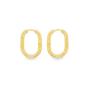 Affirmez votre style avec ces boucles d’oreilles au design moderne et minimaliste. Alliant la robustesse de l'acier à une silhouette épurée, elles sont l'accessoire indispensable pour une allure contemporaine et sans effort. Une forme ovale allongée qui revisite la créole classique avec une touche architecturale et audacieuse.