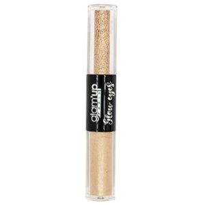 Ombre à paupières duo Glow eyes, fard liquide et paillettes. Les ombres à paupières duo sont composées d'une ombre à paupières liquide facile à poser grâce à son applicateur et de paillettes pour accentuer la couleur et apporter toujours plus de glow au regard.