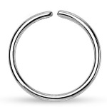 Piercing anneau pour nez, septum, oreille ou autre en acier chirurgical 316L.