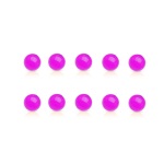Boules fermoir pour piercing en acrylique phosphorescent. Vendu par 10 pièces.
