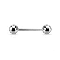 Piercing barbell (haltères)en titane.