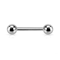 Piercing barbell (haltères)en titane.