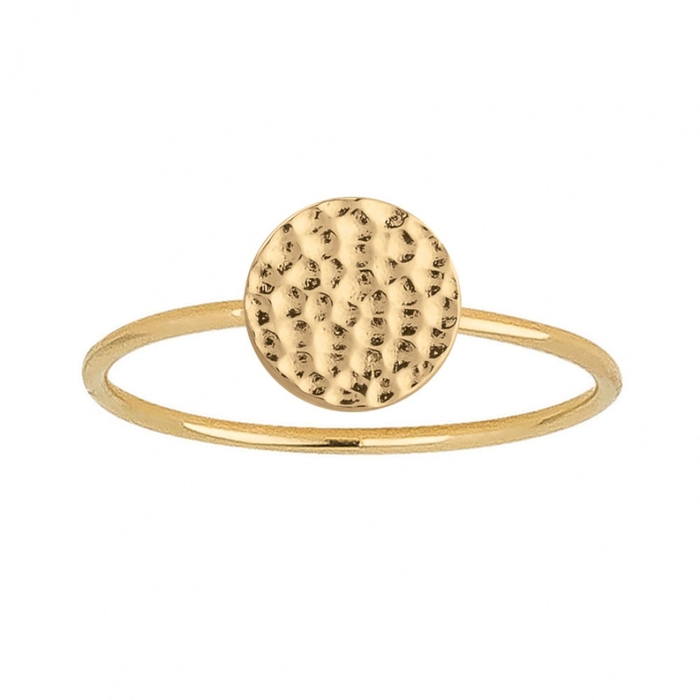 Bague avec pastille ronde deals