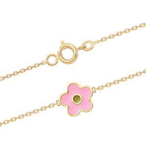 Sublime bracelet en plaqué or jaune 18 carats, un bijou délicat et raffiné. Idéale pour ajouter une touche d'éclat discrète à votre quotidien ou pour compléter une tenue élégante. Son design minimaliste en fait un accessoire intemporel, parfait pour toutes les occasions. Fermoir anneau ressort avec anneaux de rappel à 13 et 15 cm.