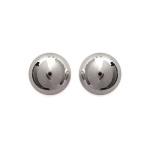 Boucles d'oreilles en argent 925/000 rhodié.