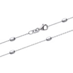 Bracelet en argent 925/000 rhodié.