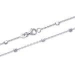 Bracelet en argent 925/000 rhodié.