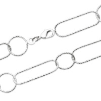 Bracelet en argent 925/000 rhodié.