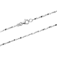 Bracelet en argent 925/000 rhodié.