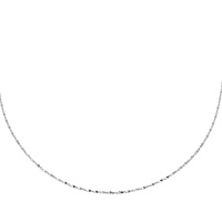 Collier en argent 925/000 rhodié.