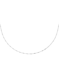 Collier en argent 925/000 rhodié.