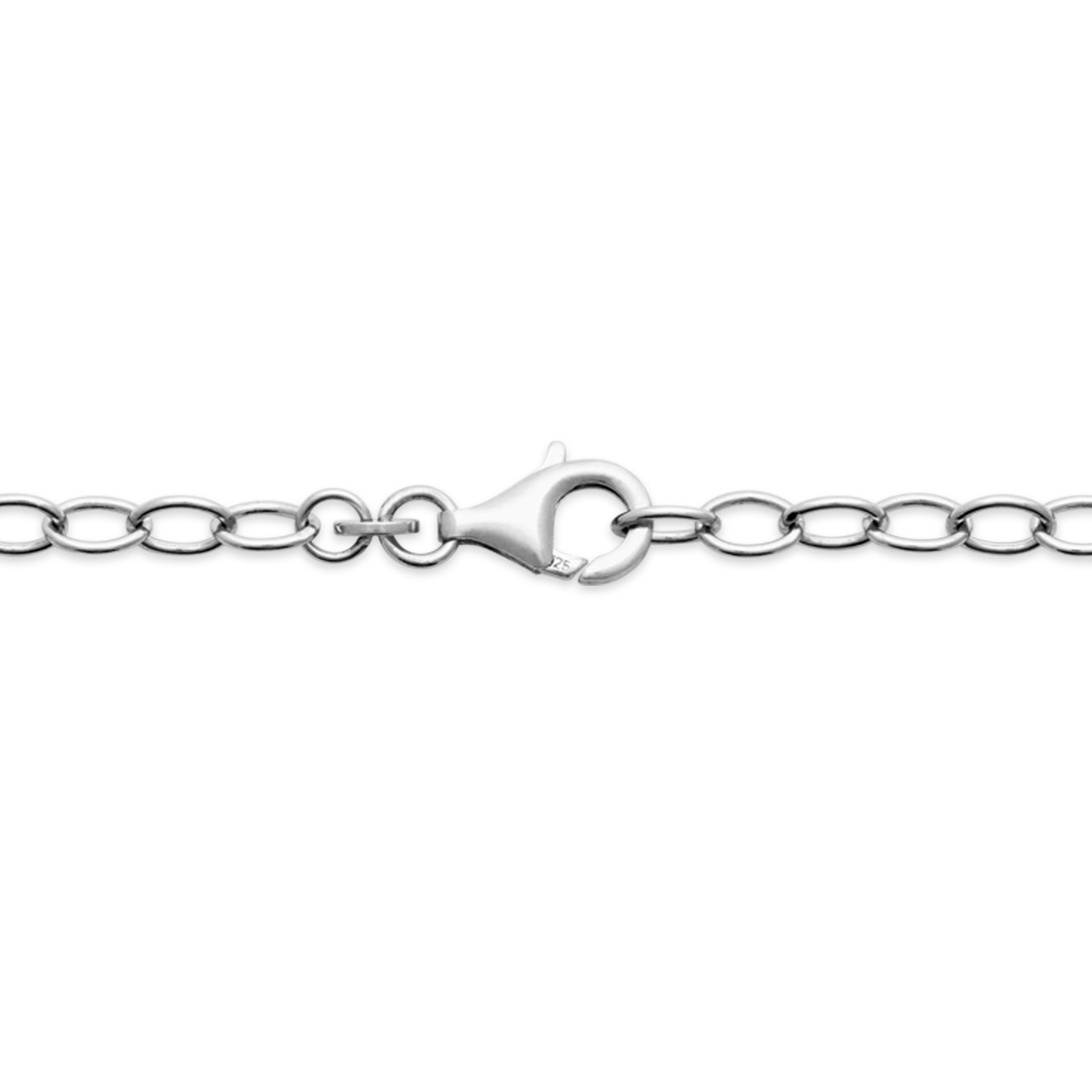 Collier composé d'une chaîne et d'un pendentif cadenas en argent 925/000 rhodié. Cadenas  Adolescent Adulte Femme Fille Indémodable 