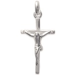 Pendentif Croix en argent 925/000 rhodié.