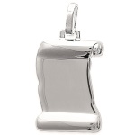 Pendentif en argent 925/000 rhodié.